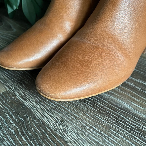 Anthropologie Brown Leather Ankle Boots - Picture 7 of 8